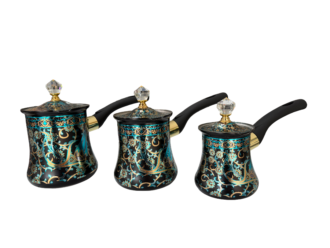 Coffee pot set, 3 pieces